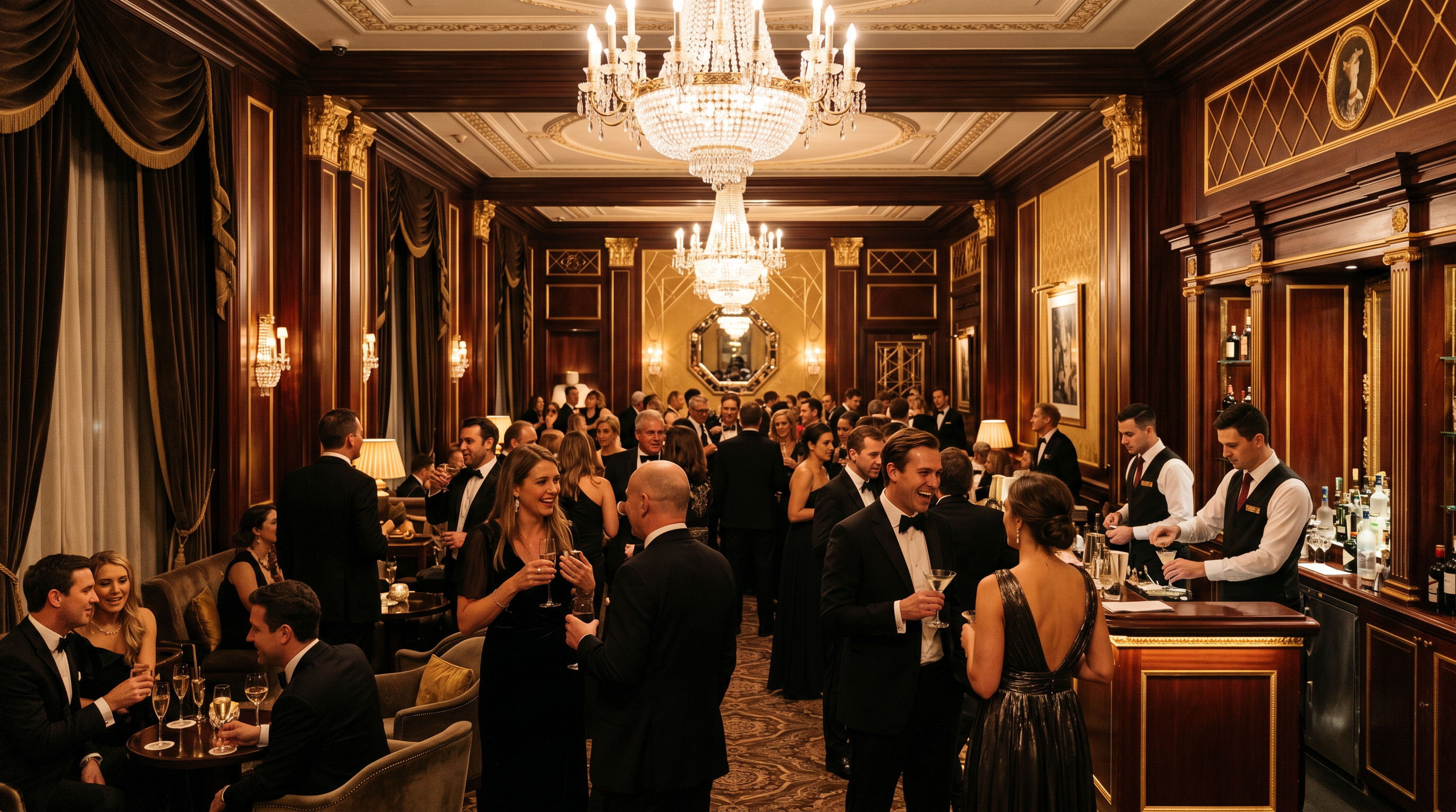 Private entertainment lounge at London Hotel Resorts