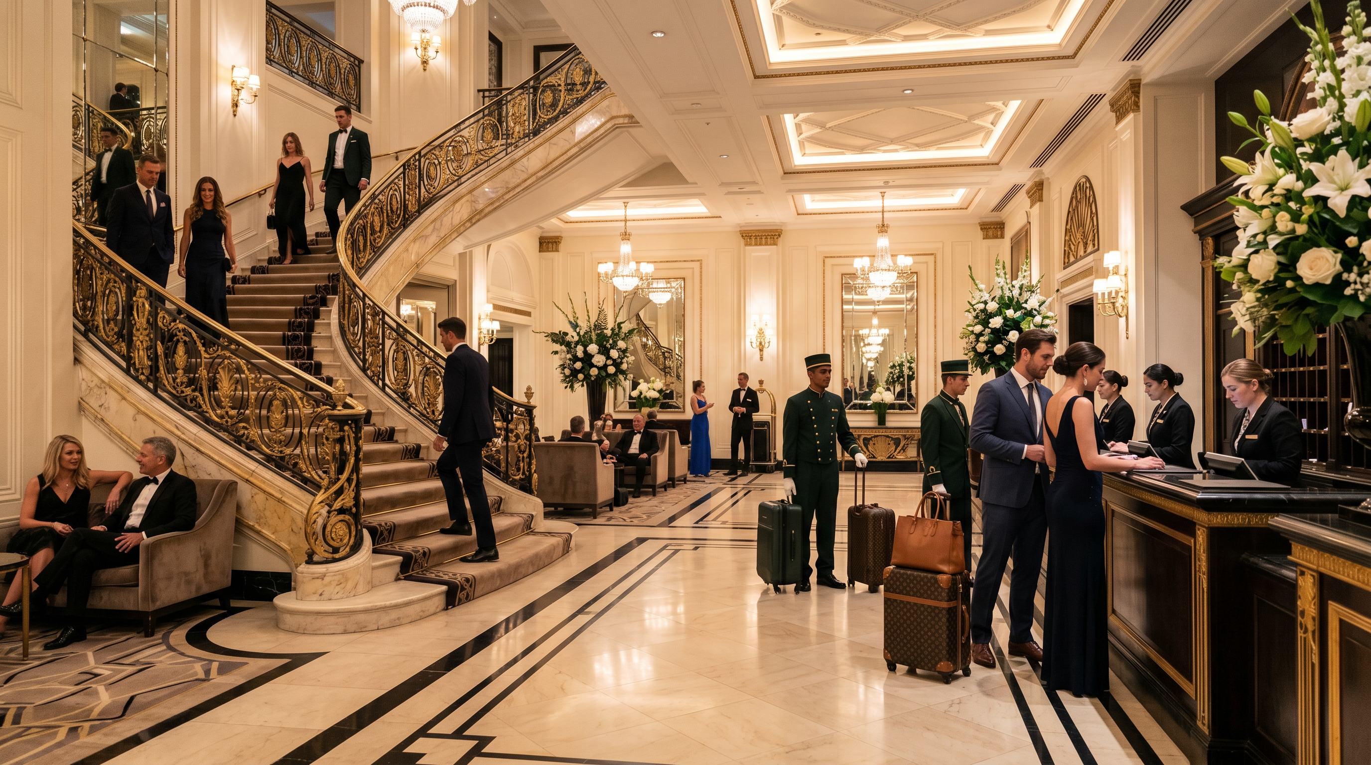 London Hotel Resorts grand lobby