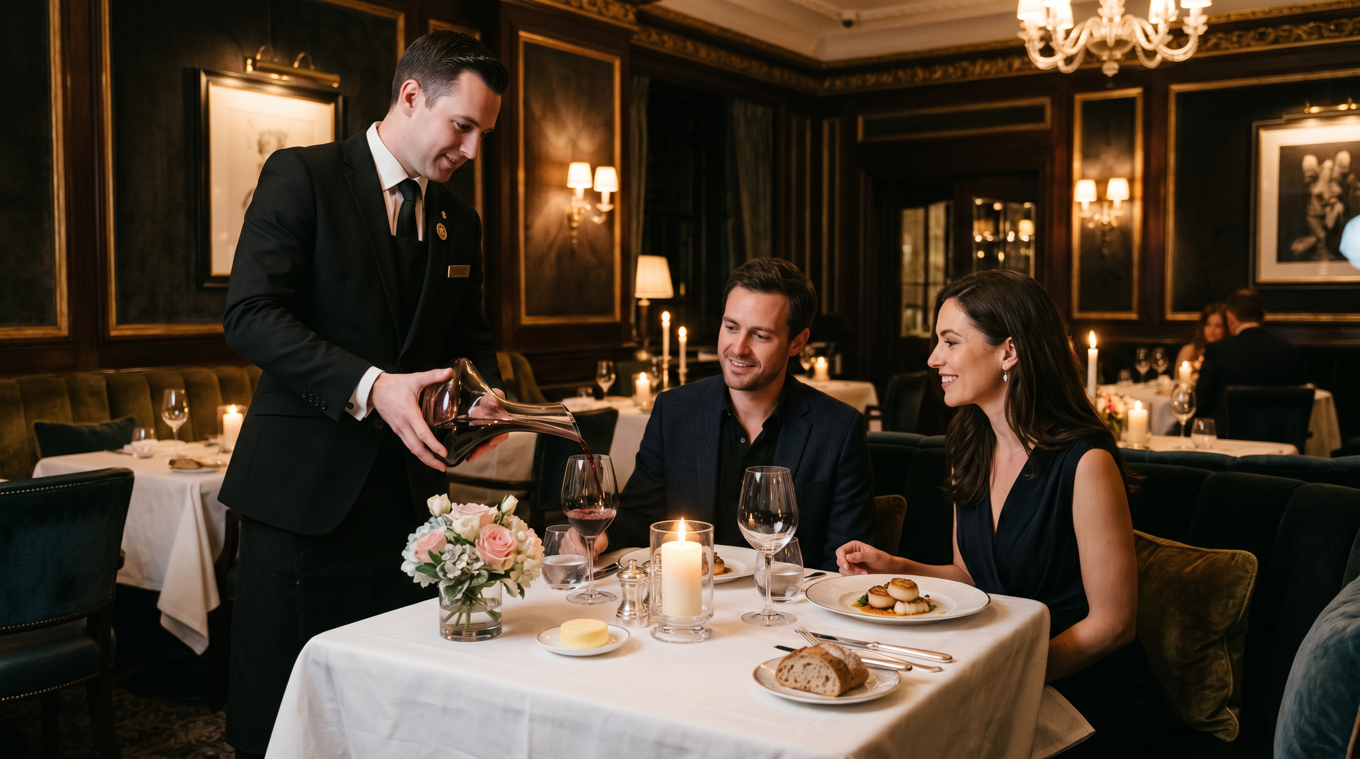 Fine dining restaurant at London Hotel Resorts
